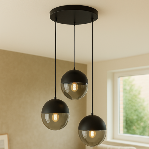 Design Pendelleuchte Grau, Nalini