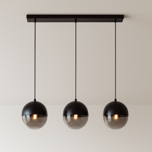 Design Pendelleuchte Schwarz, Nalini