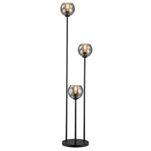Design Stehlampe Grau, Giada, mit Schalter