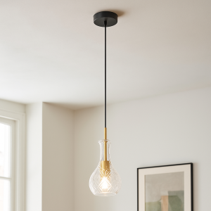 Design Pendelleuchte Transparent, Danny