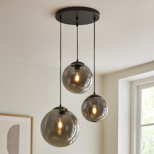 Design Pendelleuchte Schwarz, Dolf