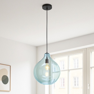 Design Pendelleuchte Blau, Cees