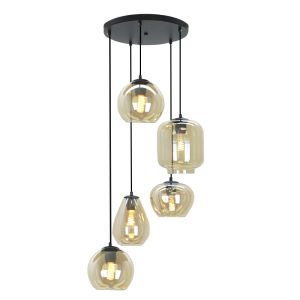 Moderne Pendelleuchte Bernstein, Caia