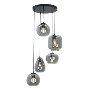 Moderne Pendelleuchte Grau, Caia