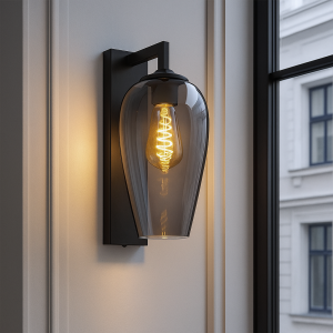 Design Wandleuchte Grau, Andy