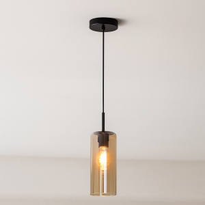 Moderne Pendelleuchte Esszimmer Bernstein, Gaya