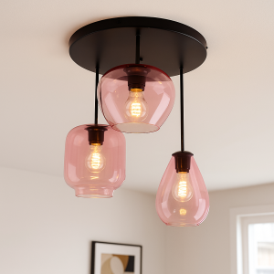 Moderne Deckenleuchte Rosa, Caia