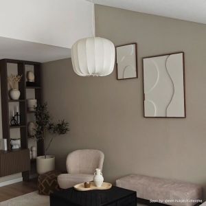 Moderne Pendelleuchte Weiß, Deborah
