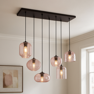 Moderne Pendelleuchte Rosa, Caia