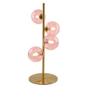 Design Tischleuchte Rosa, Remo, mit Schalter