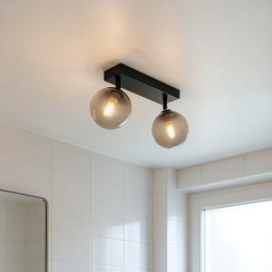 Moderne Badezimmer Deckenleuchte Schwarz, Amer, IP44