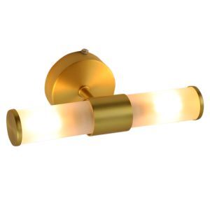 Moderne Wandleuchte Badezimmer Gold, Callum, IP44