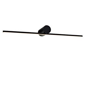 Moderne Spiegelbeleuchtung Schwarz, Haiko, 8W, 3000K LED, IP44