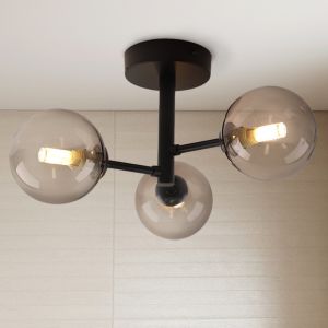 Moderne Badezimmer Deckenleuchte Bernstein, Amer, IP44
