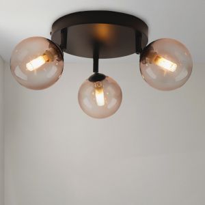 Moderne Badezimmer Deckenleuchte Bernstein, Amer, IP44