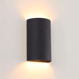 Moderne Wandleuchte Schwarz, Perry