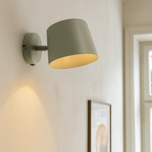 Moderne Wandstrahler Grün, Rinke, mit Schalter