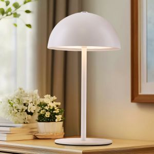 Retro Tischleuchte Weiß, Douwe, 4W, dim to warm LED, mit Touch-Dimmer