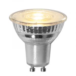 Dimmbare GU10 LED-Lampe, Atilla, transparent, 4,4w, 3000K
