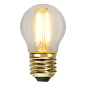3-stufige dimmbare E27 Kugellampe, 4w Extra gemütlich Weiß