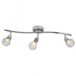 Glas Deckenstrahler Chrom, Joleyn