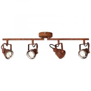 Industrielle Deckenstrahler Rostfarbe, Abyga