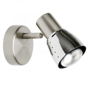 Metall Wandleuchte Chrom, Rieko