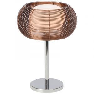 Moderne Tischleuchte Bronze, Amela, mit Schalter