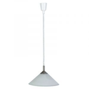Glas Pendelleuchte Weiß, Elisa