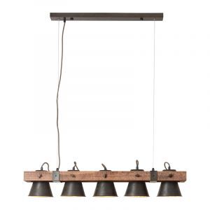 Holz Pendelleuchte Braun, Audrey