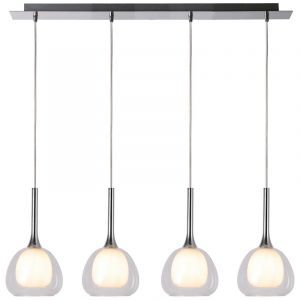 Moderne Pendelleuchte Chrom, Emmelien