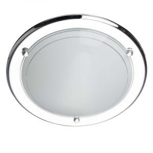 Glas Deckenleuchte Chrom, Angely