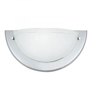 Glas Wandleuchte Chrom, Angely