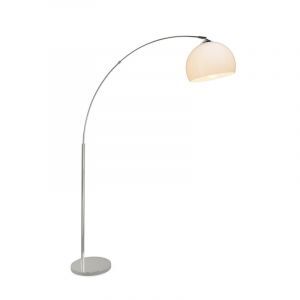 Moderne Bogenlampe Chrom, Ariana, mit Schalter