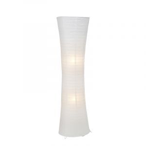 Metall Stehlampe Weiß, Isalie, mit Schalter