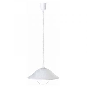 Glas Pendelleuchte Weiß, Siba