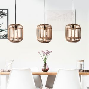 Holz Pendelleuchte Braun, Brain
