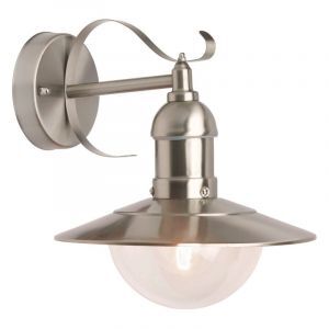 Design Außenleuchte Chrom, Viktória, IP44