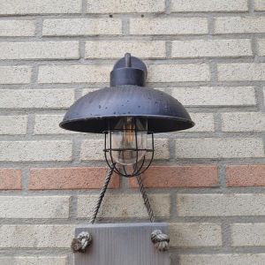 Industrielle Außenleuchte Rostfarbe, Jaymiley, IP44