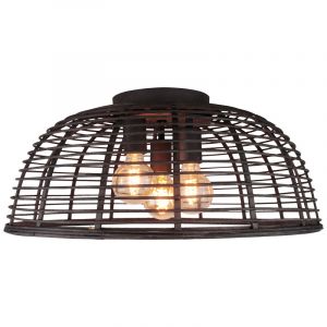 Holz Deckenlampe Schwarz, Deacon