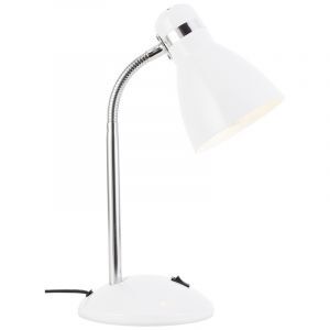 Kunststoff Schreibtischlampe Weiß, Santana, mit Schalter