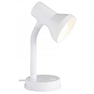 Kunststoff Schreibtischlampe Weiß, Loet, mit Schalter
