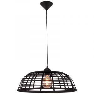 Holz Pendelleuchte Schwarz, Deacon