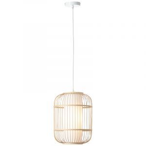 Holz Pendelleuchte Weiß, Hans