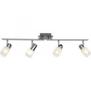 Metall Deckenstrahler Chrom, Blake, 28W, 2700K LED