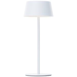 Moderne Solar Außen Wandleuchte Weiß, Soumaya, 4W, 3000K LED, IP44, 3-stufig dimmbar
