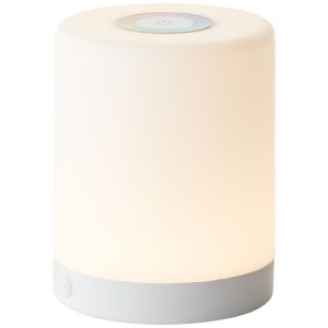 Moderne Außen Tischleuchte Weiß, Maezon, 1W, RGBW LED, IP44, mit Touch-Dimmer