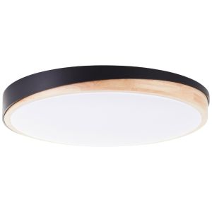 Moderne Deckenleuchte Schwarz, Marloes, 36W, White Switch LED, mit Fernbedienung