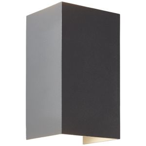 Moderne Up down Wandleuchte Grau, Romar, 8W, 3000K LED, IP44