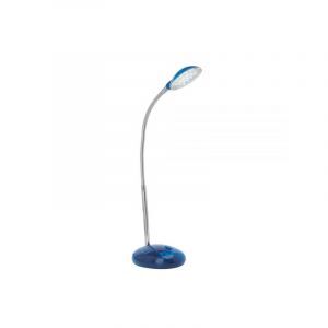 Kunststoff Schreibtischlampe Blau, Marenthe, 2W, 6000K LED, mit Schalter
